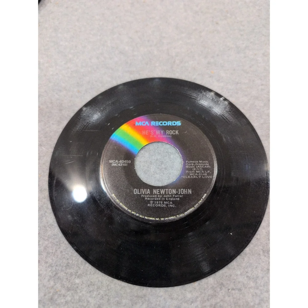 Olivia Newton-John Something Better To Do He's My Rock 45 RPM MCA-40459 - Picture 3 of 3